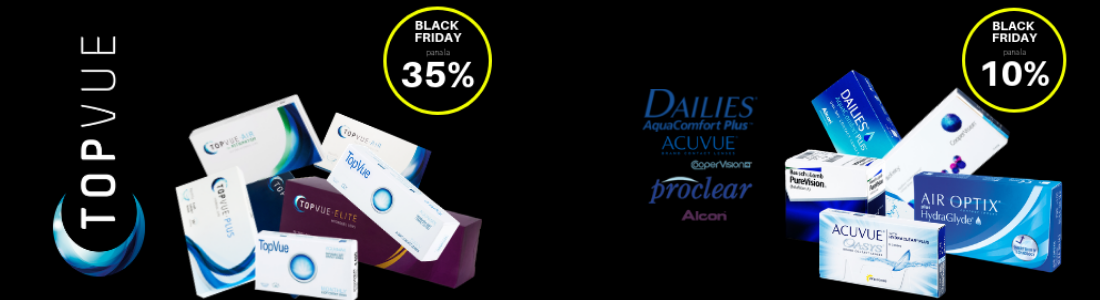 black friday - lentile de contact