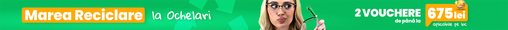 Banner Marea reciclare la ochelari