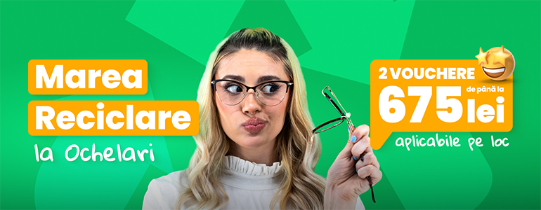 Banner Marea reciclare la ochelari