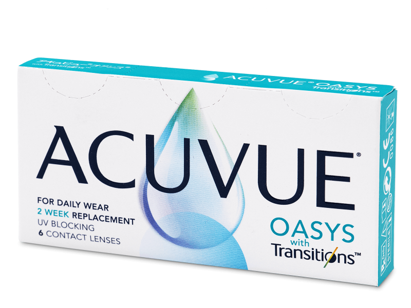 Lentile de contact pentru miopie Acuvue Oasys with Transitions