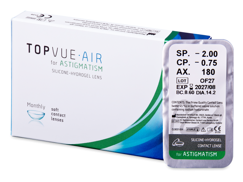 Lentile de contact TopVue Air for astigmatism