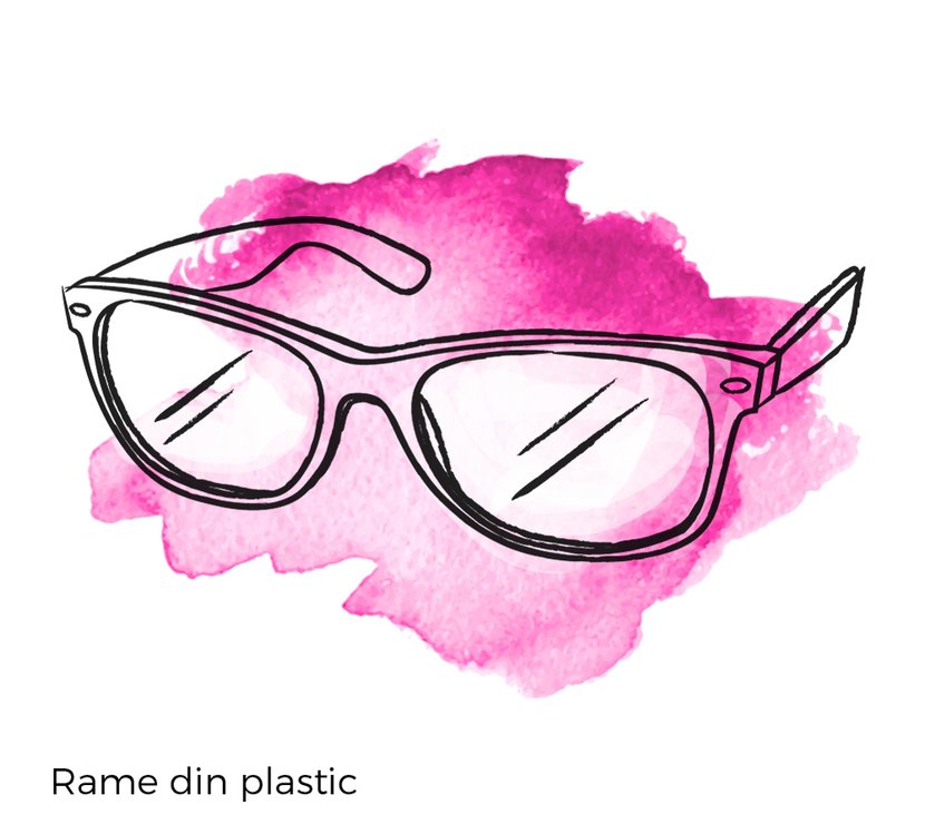 rame ochelari plastic