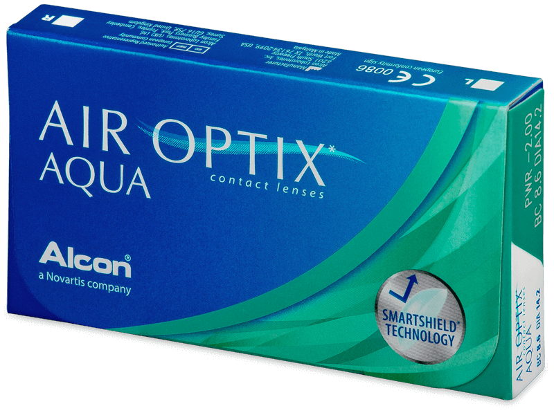 Lentile de contact lunare Air Optix Aqua (3 lentile) Alcon imagine noua