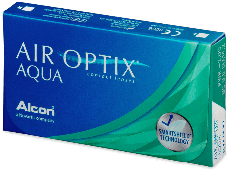 Lentile de contact lunare Air Optix Aqua (3 lentile)