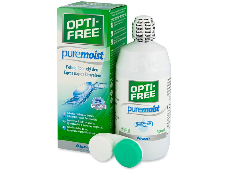 Soluție Opti-Free PureMoist 300 ml Pachete avantajoase lentile de contact 2022