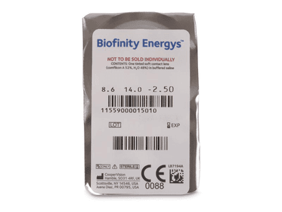 Biofinity Energys (6 lentile) - Vizualizare ambalaj