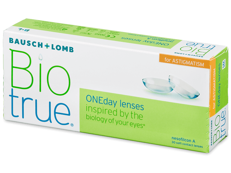 Lentile de contact zilnice Biotrue ONEday pentru Astigmatism (30 lentile)