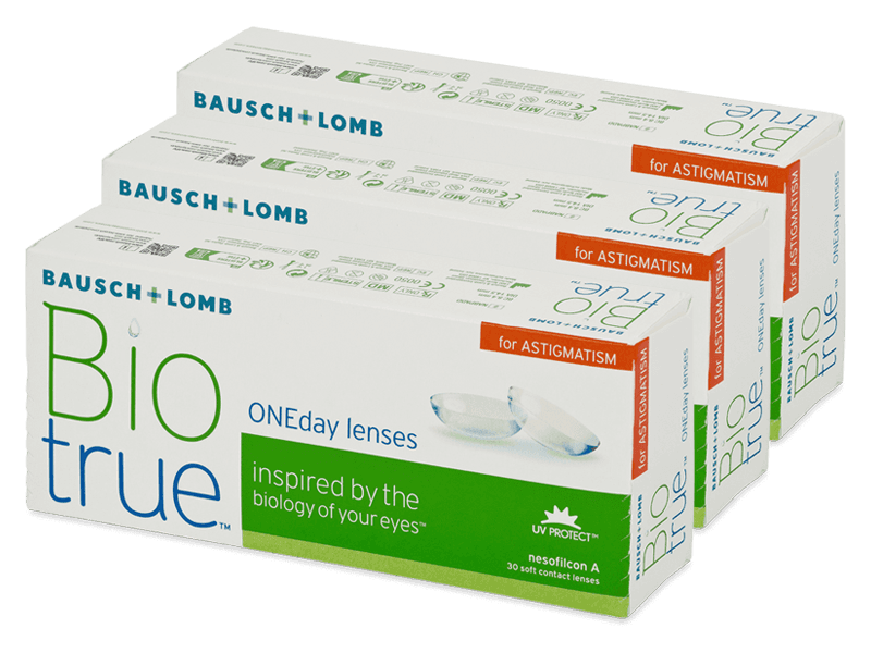 Biotrue ONEday pentru Astigmatism (90 lentile) - Lentile de contact torice