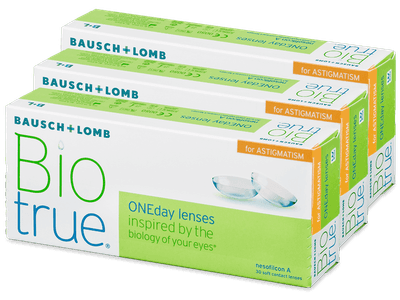 Biotrue ONEday pentru Astigmatism (90 lentile)