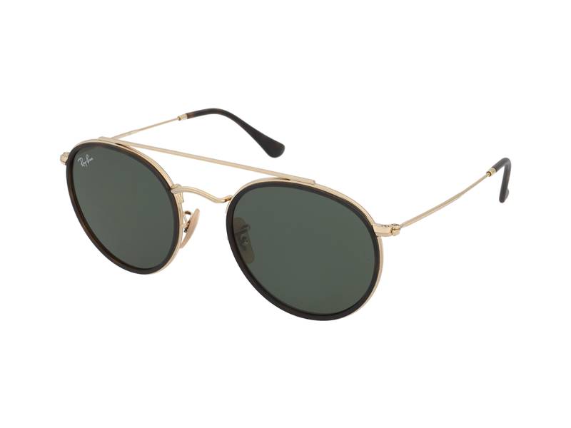 Ochelari de soare Ray-Ban Round Double Bridge RB3647N 001