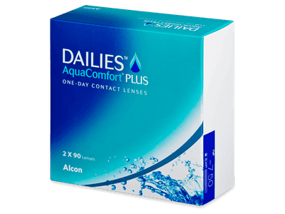 Dailies AquaComfort Plus (180 lentile) - Lentile de contact de unică folosință