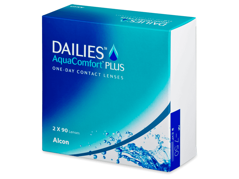 Lentile de contact zilnice Dailies AquaComfort Plus (180 lentile) Alcon imagine noua