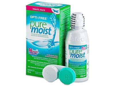 Soluție Opti-Free PureMoist 90 ml - Soluție de curățare