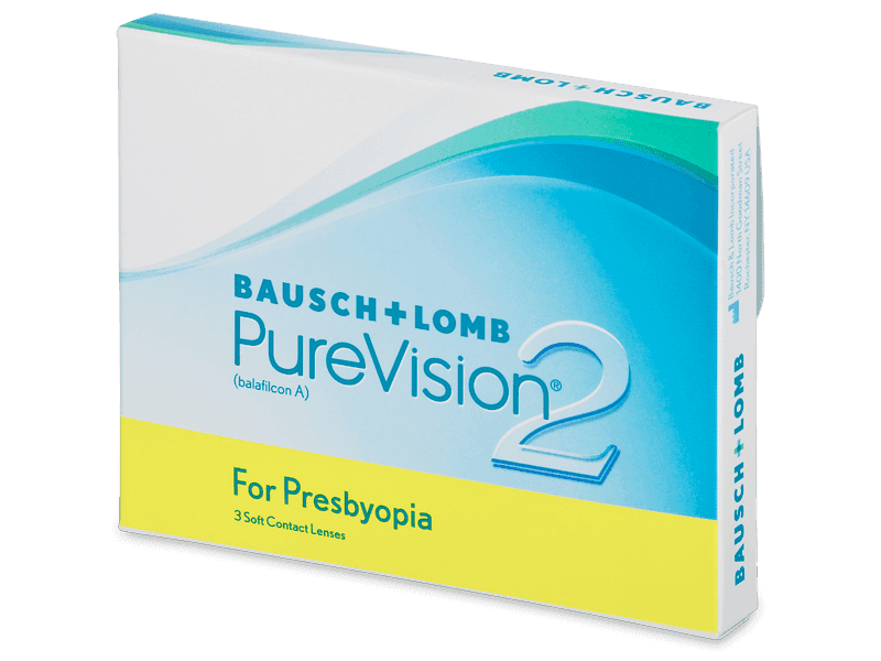 Lentile de contact lunare PureVision 2 for Presbyopia (3 lentile)