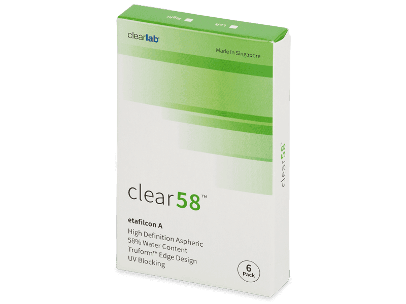 Lentile de contact lunare  Clear 58 (6 lentile)