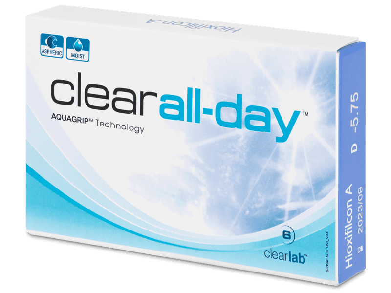 Lentile de contact lunare  Clear All-Day (6 lentile)