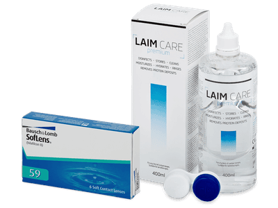 SofLens 59 (6 lentile) + soluție Laim Care 400 ml