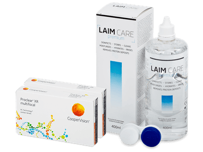 Proclear Multifocal XR (2x 3 lentile) + soluție Laim Care 400 ml