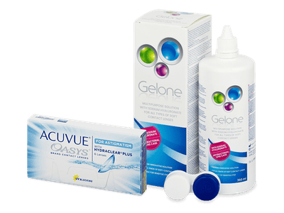 Acuvue Oasys for Astigmatism (6 lentile) + soluție Gelone 360 ml