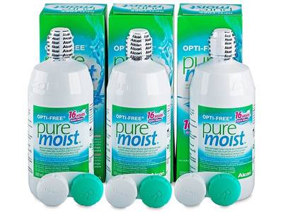 Soluție OPTI-FREE PureMoist 3x 300 ml - Design-ul vechi
