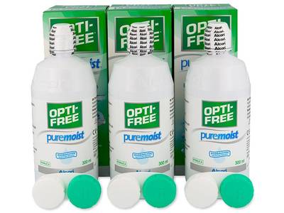 Soluție OPTI-FREE PureMoist 3x300 ml - Produsul este disponibil și în acest pachet