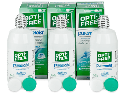 Soluție OPTI-FREE PureMoist 3x300 ml - Pachete speciale cu 3 soluții