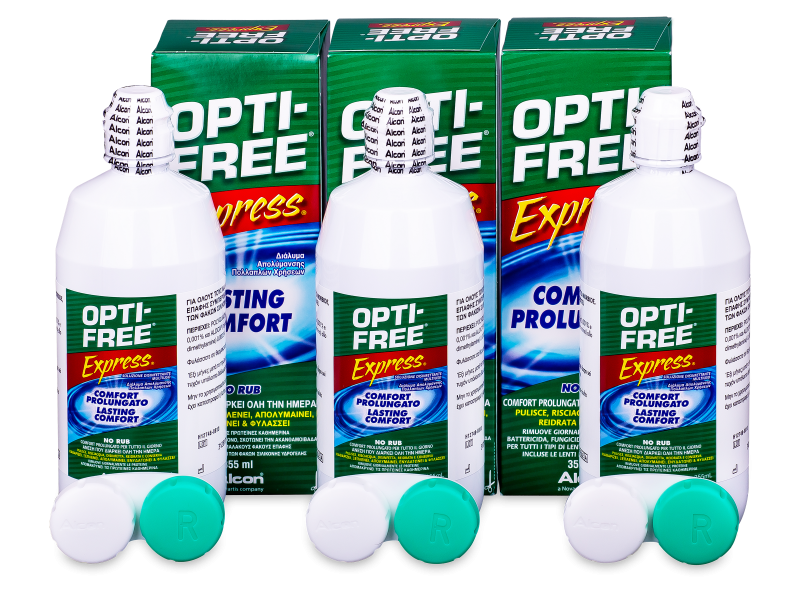 Soluție opti-free express 3 x 355 ml