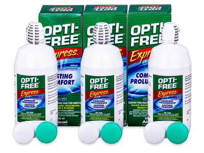 Soluție OPTI-FREE Express 3 x 355 ml - Design-ul vechi