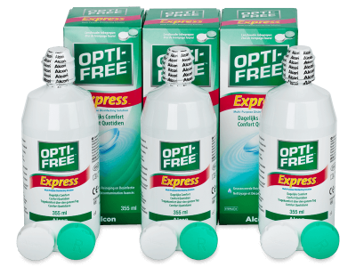 Soluție OPTI-FREE Express 3 x 355 ml  - Pachete speciale cu 3 soluții