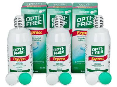 Soluție OPTI-FREE Express 3 x 355 ml - Pachete speciale cu 3 soluții