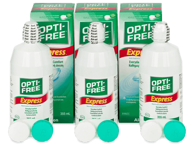 Soluție OPTI-FREE Express 3 x 355 ml - Pachete speciale cu 3 soluții