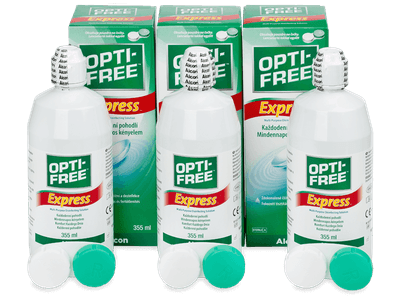 Soluție OPTI-FREE Express 3 x 355 ml - Produsul este disponibil și în acest pachet