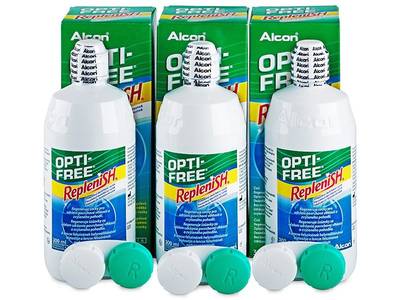 Soluție Opti-Free RepleniSH 3 x 300 ml - Design-ul vechi