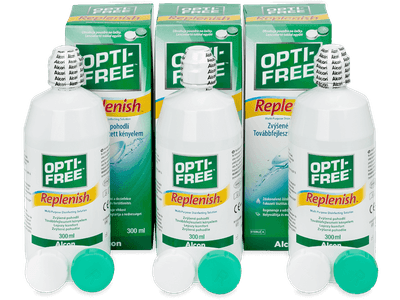 Soluție Opti-Free RepleniSH 3 x 300 ml - Produsul este disponibil și în acest pachet