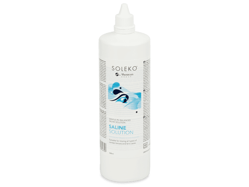 Solutie lentile Saline Solution 500 ml - Soluție de curățare