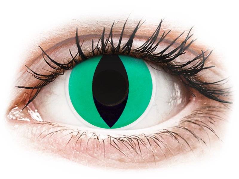 Lentile de contact colorate ColourVUE Crazy Lens – Anaconda – fără dioptrie (2 lentile) Anaconda imagine noua