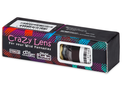 ColourVUE Crazy Lens - Blue Star - fără dioptrie (2 lentile) - Produsul este disponibil și în acest pachet
