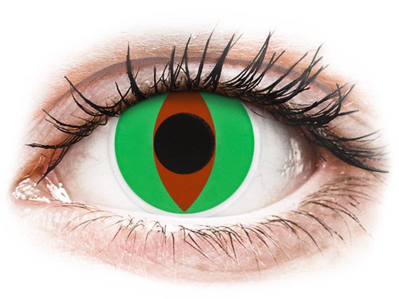 Lentile de contact colorate ColourVUE Crazy Lens – Raptor – fără dioptrie (2 lentile) colorate imagine noua