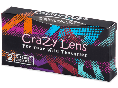 ColourVUE Crazy Lens - Red Devil - fără dioptrie (2 lentile) - Produsul este disponibil și în acest pachet