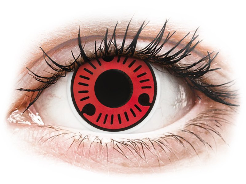Lentile de contact colorate ColourVUE Crazy Lens – Sasuke – fără dioptrie (2 lentile) Maxvue Vision imagine noua