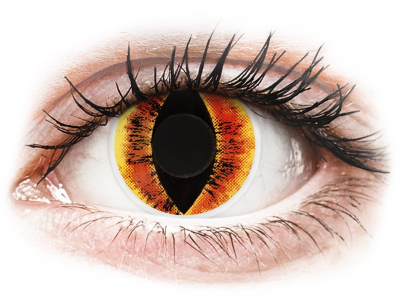 ColourVUE Crazy Lens - Saurons Eye - fără dioptrie (2 lentile) - Lentile de contact colorate