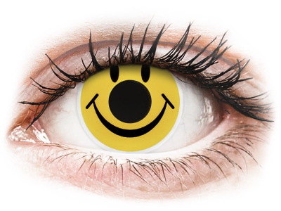 ColourVUE Crazy Lens - Smiley - fără dioptrie (2 lentile) - Lentile de contact colorate