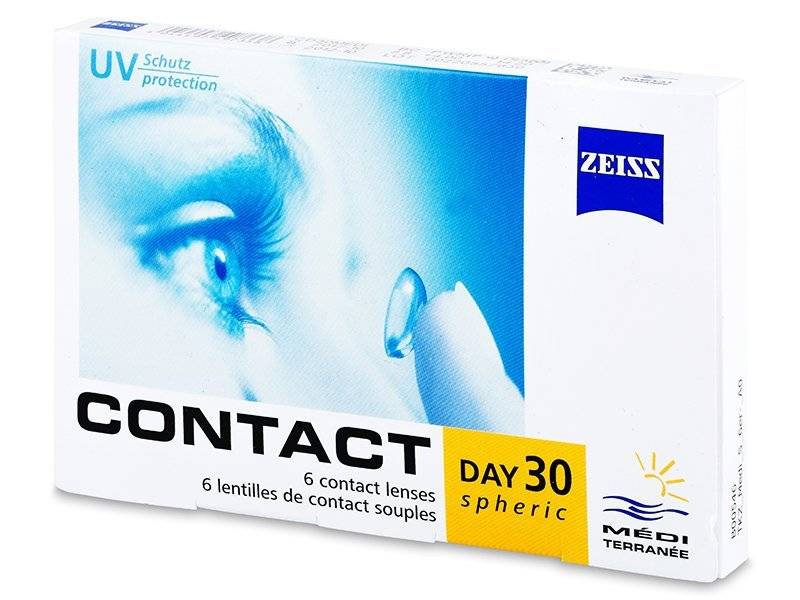 Lentile de contact lunare  Carl Zeiss Contact Day 30 Spheric (6 lentile)