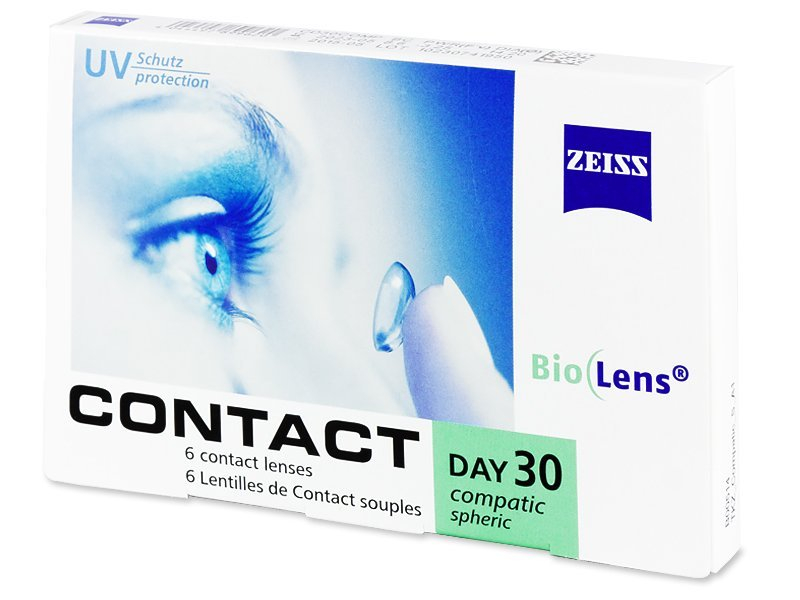 Carl Zeiss Contact Day 30 Compatic (6 lentile) - Lentile de contact lunare