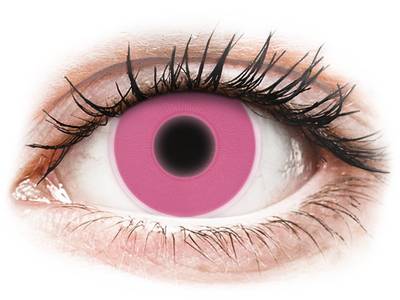 ColourVUE Crazy Glow Pink - fără dioptrie