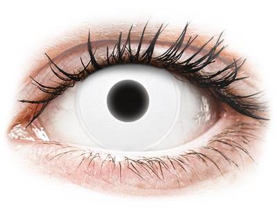 ColourVUE Crazy Glow White - fără dioptrie