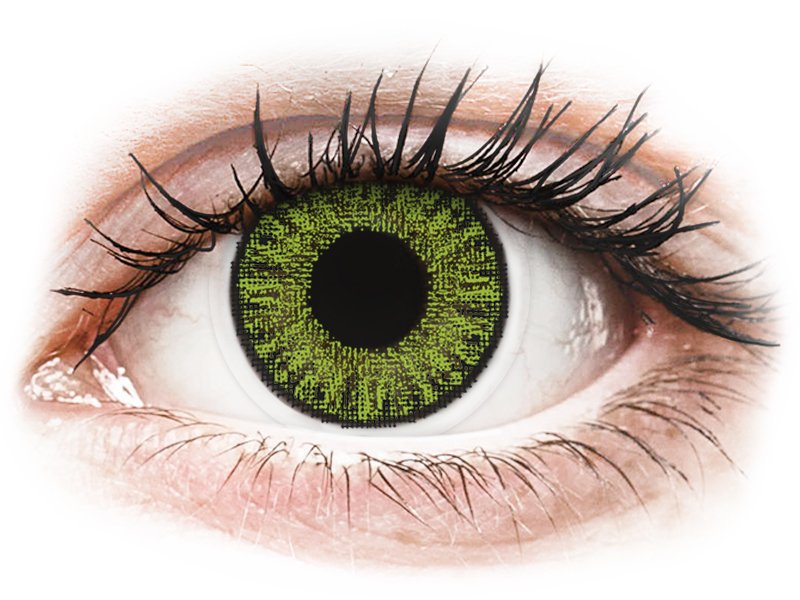 Lentile de contact colorate TopVue Color daily – Fresh Green – fără dioptrie (10 lentile) TopVue imagine noua
