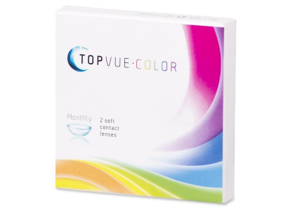 TopVue Color - Brown - cu dioptrie (2 lentile) - Design-ul vechi