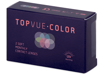 TopVue Color - Brown - cu dioptrie (2 lentile) - Lentile de contact colorate