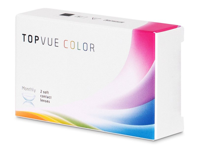 TopVue Color - True Sapphire - cu dioptrie (2 lentile) - Design-ul vechi